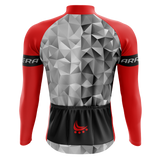 Jersey Ciclismo Manga Larga – Rojo Gris