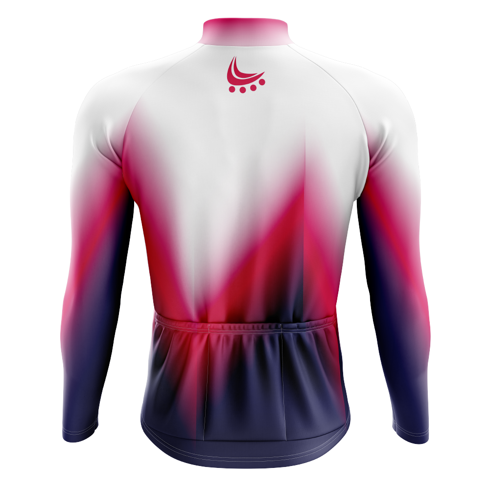 Jersey Ciclismo Manga Larga – Violeta Moderno