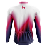 Jersey Ciclismo Manga Larga – Violeta Moderno