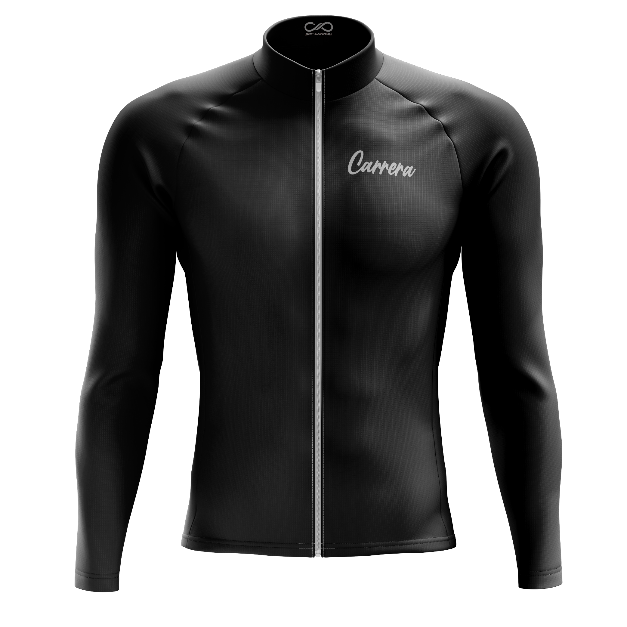 Jersey Ciclismo Fit Manga Larga – Black Pro