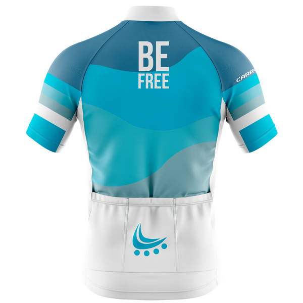 Jersey Darevie Manga Corta Color Azul Bikes