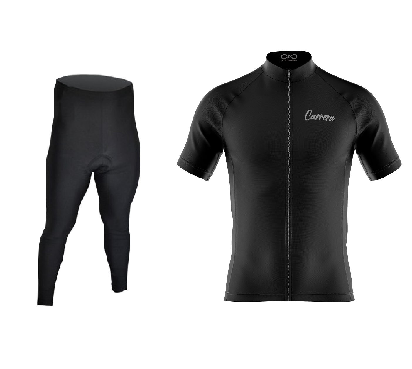 Uniforme Ciclismo Fit Largo - Black Pro Manga Corta