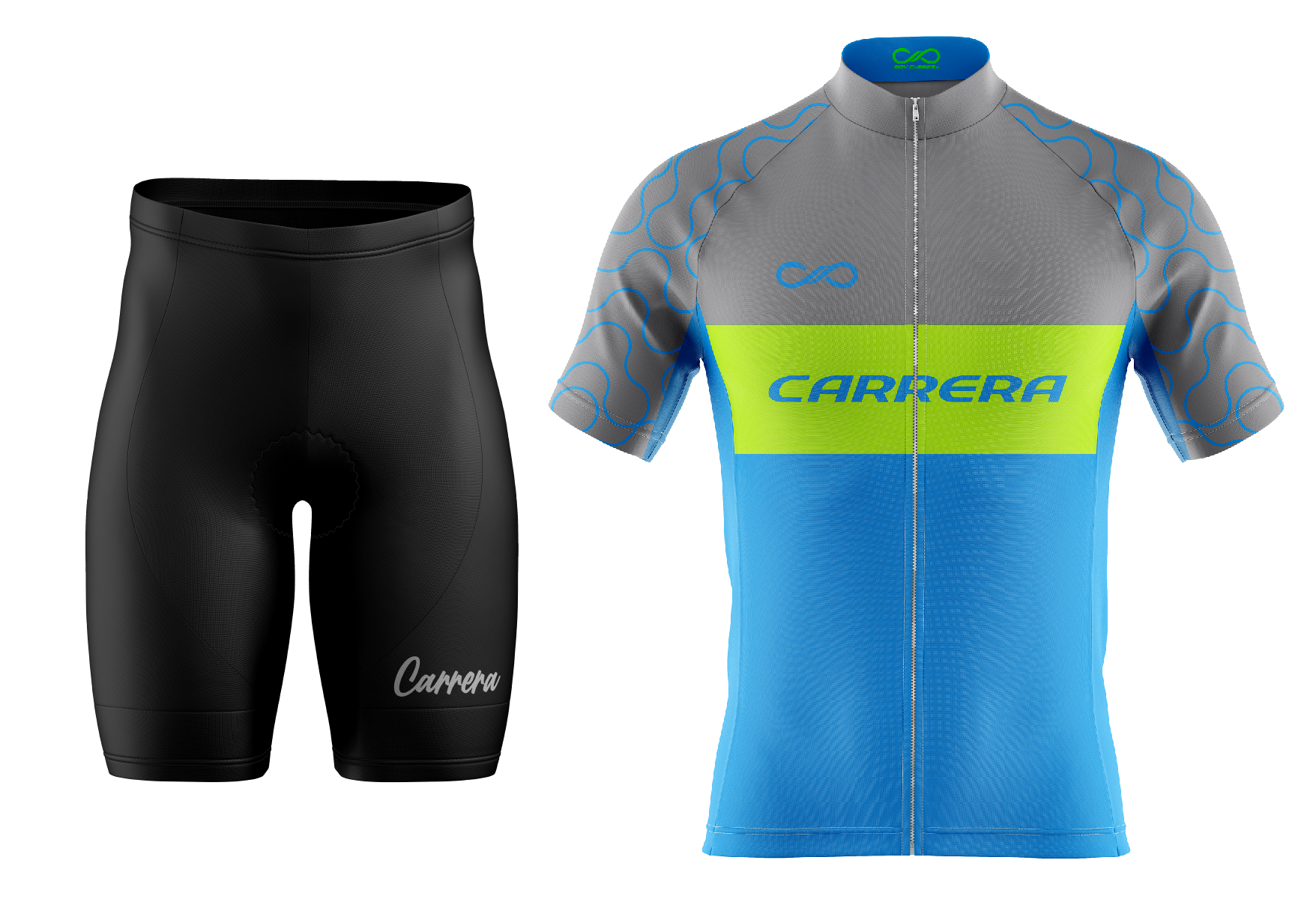 Uniforme Ciclismo Fit Corto - Relax Manga Corta